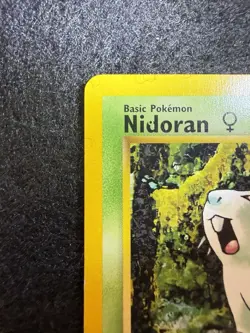 Pokemon Nidoran 57/64 Ink Dot Error from Jungle Unlimited in LP+/NM- condition! - Image 3
