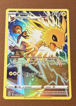 Pokemon TCG Jolteon TG04/TG30 Trainer Gallery Holo Rare Brilliant Stars NM/LP - Image 1