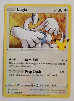 Pokemon LUGIA 022/025 Holo Rare Celebrations - Near Mint 🍒 - Image 2