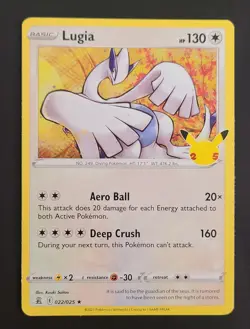 Pokemon LUGIA 022/025 Holo Rare Celebrations - Near Mint 🍒 - Image 4