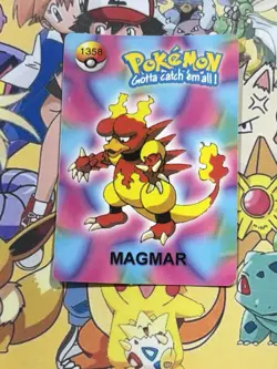 Pokemon Vintage Pocket Monsters Vending HOLO Prism Sticker 1998 Nintendo Japan - Image 2