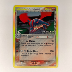 SALAMENCE 14/113 REVERSE HOLO STAMPED EX DELTA SPECIES MP POKEMON - Image 1