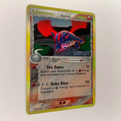 SALAMENCE 14/113 REVERSE HOLO STAMPED EX DELTA SPECIES MP POKEMON - Image 2