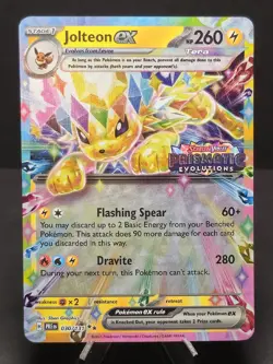 Jolteon ex 030/131 Prismatic Evolutions Stamped Promo Sealed Pokemon NM - Image 1
