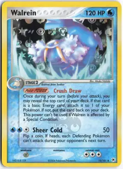 Pokemon - Walrein #15/101 - Hidden Legends Holo - Image 1
