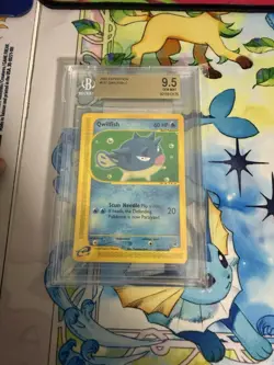 Pokemon Qwilfish Expedition 127/165 2002 Regular Beckett 9.5 - Image 1