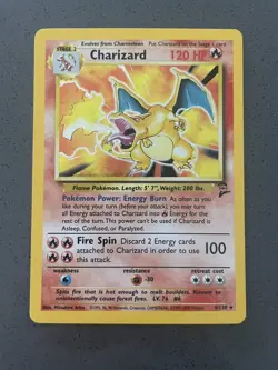 Pokemon Charizard Base Set 2 Holo Rare 4/130!! - Image 1