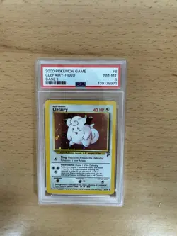 Clefairy – Base Set 2 Holo #6 PSA 8 NM-MT (2000 Pokemon WOTC) - Image 1