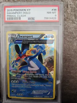 2015 Pokemon XY Primal Clash Swampert Holo #36/160 - Image 1