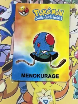 Pokemon Vintage Pocket Monsters Vending HOLO Prism Sticker 1998 Nintendo Japan - Image 2
