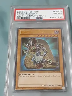 Dark Magician 2013 Yu-Gi-Oh! YSYR Ultimate Rare #EN001 PSA 10 GEM MT - Image 1