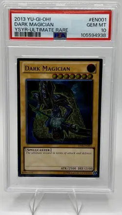 2013 Yu-Gi-Oh! Dark Magician YSYR-EN001 Ultimate Rare PSA 10 GEM MINT 1st Ed - Image 1