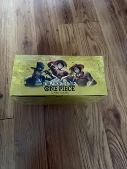 One Piece Card Game Tin Pack Set Vol 2 TS-02 Display Box of 12 Tins English - Image 2