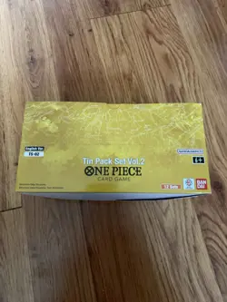 One Piece Card Game Tin Pack Set Vol 2 TS-02 Display Box of 12 Tins English - Image 3