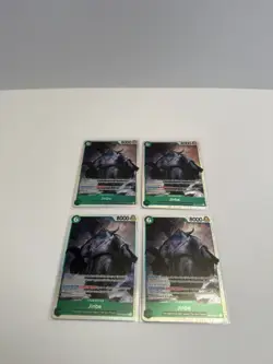 Jinbe OP11-031 x4 Playset A Fist of Divine Speed One Piece English NM SR Foil - Image 1