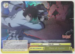 Fists of Justice RKN/S115-E036R RRR Foil NEW (Weiss Schwarz) - Image 1