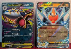Pokemon Phantasmal Flames ex 2 Card Lot - Mega Sharpedo & Rotom - Image 1