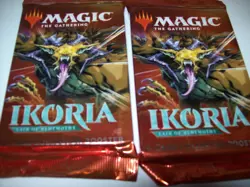 X2 MTG IKORIA 15 CARD SEALED COLLECTOR BOOSTER PACKS FREE SHIPPING WITH TRACKING - Image 1