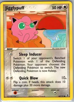 Jigglypuff 65/112 Non Holo FireRed & LeafGreen - Pokemon Card - NM - Image 1