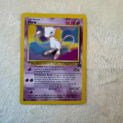 Mew # 8 - Black Star Promo - Pokemon Card Vintage WOTC NM - Image 1