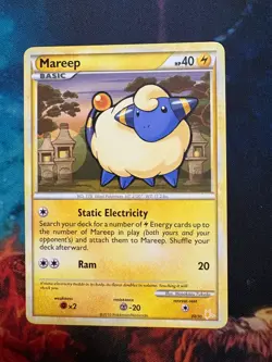 Mareep 20/30 Raichu Trainer Kit Pokemon Card MP HGSS - Image 1