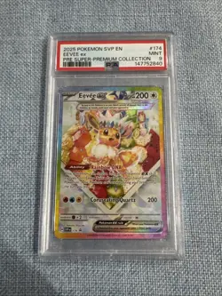 Eevee ex 174 Sv: Scarlet & Violet Promo Cards Holo PSA 9 - Image 1