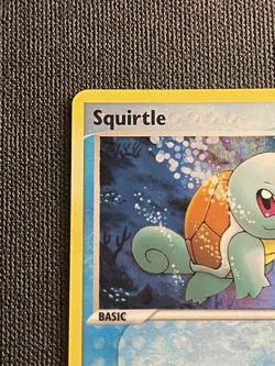 Pokemon TCG Squirtle Card 63/100 EX Crystal Guardians Reverse Holo Stamped LP - Image 2