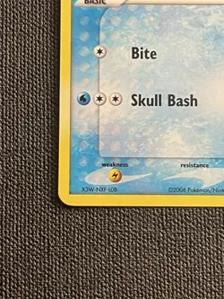 Pokemon TCG Squirtle Card 63/100 EX Crystal Guardians Reverse Holo Stamped LP - Image 5