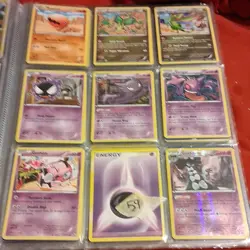 Pokemon TCG Card Lot of 9, Gastly, Haunter, Gengar, Gothita, Gothitelle - Image 1