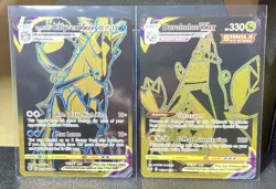 Pokemon TCG 2 Cards Secret Rare Black Gold Calyrex TG29 Duraludon Tg30 NM - Image 1