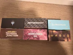 MTG LOT 6 EMPTY FAT PACK / BUNDLE BOXES MAGIC THE GATHERING - USED - Image 2