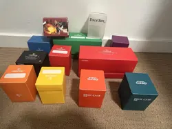 MTG EMPTY Gamegenic & other storage boxes MAGIC THE GATHERING - USED - Image 1