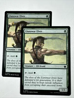 [X2] Llanowar Elves | NM Regular #227 Foundations Magic MTG - Image 1
