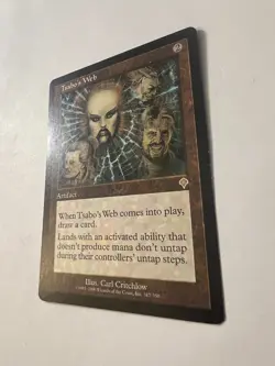 Tsabo's Web - Invasion Rare - LP - Magic: The Gathering MTG (#2) - Image 2