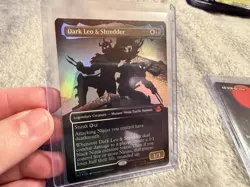 Dark Leo & Shredder (Borderless) Teenage Mutant Ninja Turtles Foil - Image 2
