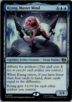 Krang, Master Mind R Teenage Mutant Ninja Turtles 43 NM Foil Magic - Image 1