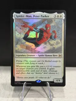 MTG: Spider-Man - Spider-Man, Peter Parker (Eternal-Legal) Foil M 0004 - Image 1