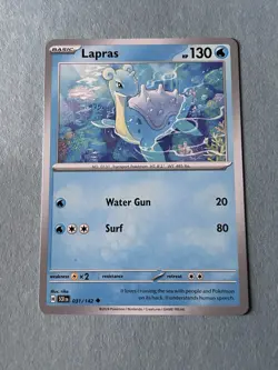 Lapras - 031/142 - Pokemon Stellar Crown 2024 - Uncommon Card NM - Image 1