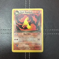 Pokemon TCG - Dark Rapidash - 44/82 - Team Rocket - NM 1st Edition Uncommon - Image 1