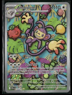 Phantasmal Flames Pokemon TCG Ambipom 107/094 Illustration Rare - Image 1