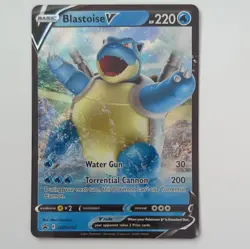 Pokemon Blastoise V Promo Holo 220 HP SWSH101 Sword & Shield Card - Image 1