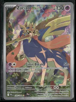 Phantasmal Flames Pokemon TCG Zacian 100/094 Ilustration Rare - Image 1