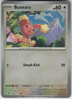 Buneary (Master Ball Pattern) 083/131 SV: Prismatic Evolutions Pokemon - Image 1