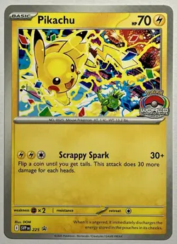 Pikachu SVP225 (NM) World Championship 2025 Scarlet and Violet: Black Star Promo - Image 1