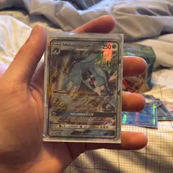 Pokemon Metagross GX Full Art Ultra Rare Holo SM-Guardians Rising 85/145 250 HP - Image 1