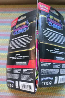 Pokemon Mega Evolution Phantasmal Flames Booster Packs (×2) and Sleeve (x1) - Image 3