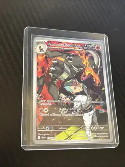 Pokemon TCG Team Rockets Houndoom Illustration Rare Card 191/182 Destined Rivals - Image 1