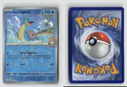 MISTY'S LAPRAS 050/182 REVERSE HOLO DESTINED RIVALS POKEMON TCG NM - Image 3