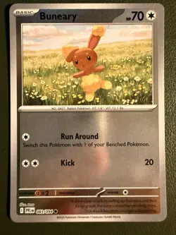 Pokemon TCG Buneary 83/94 ME2 Phantasmal Flames Reverse Holo NM - Image 1