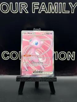 Pokemon TCG Mew Ex 193/165 Scarlet & Violet 151 Full Art Holo Rare 2023 NM - Image 1